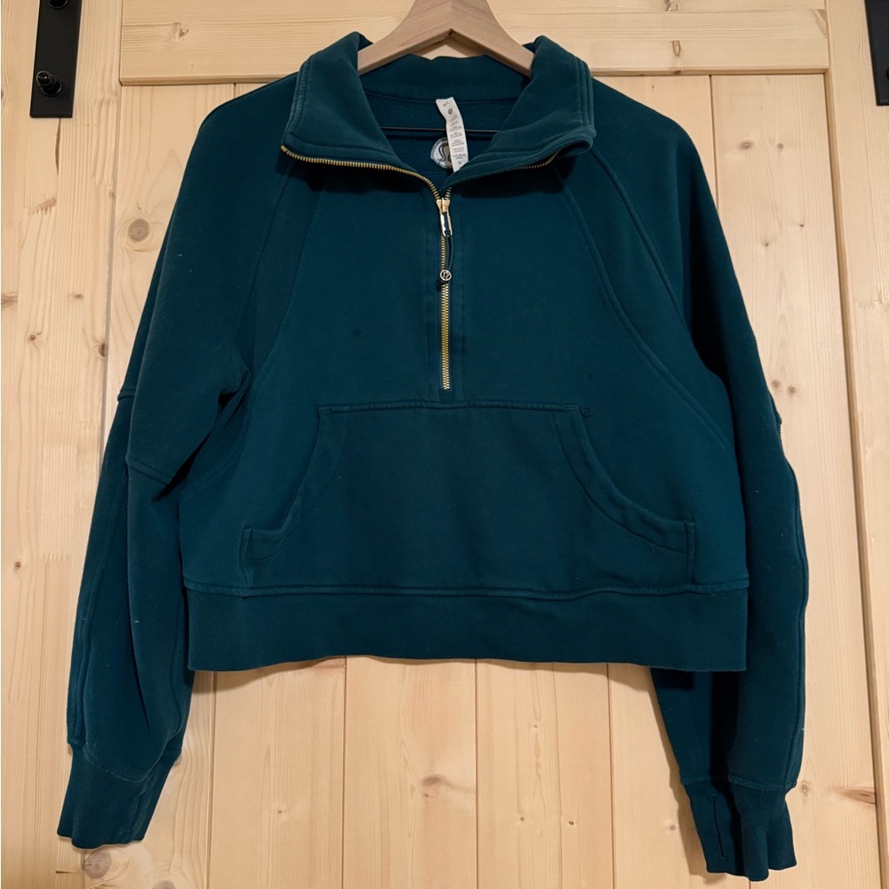 M/L Lululemon Scuba in Dark Teal